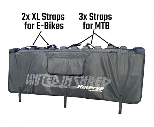 Reverse - 5 Bike Tailgate Pad for Pickups