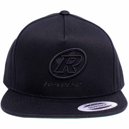 Reverse - Logo Snapback Cap - Black