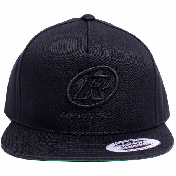 Load image into Gallery viewer, Reverse - Logo Snapback Cap - Black
