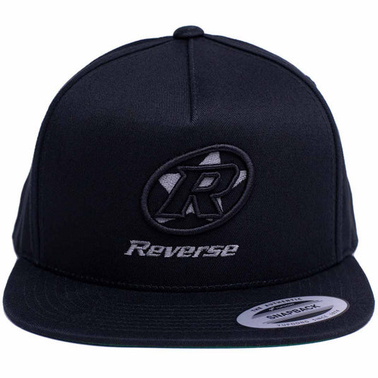 Reverse - Snapback Logo Cap - Black/Grey