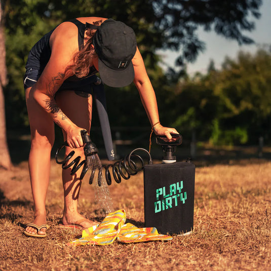 Shower Tank - Play Dirty - Black