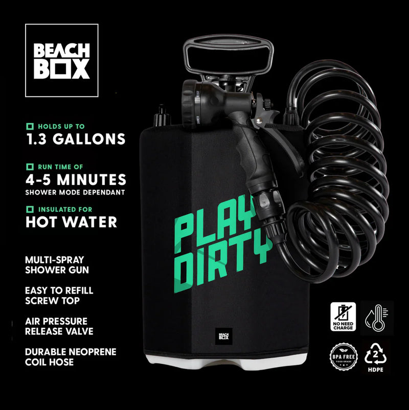 Load image into Gallery viewer, Shower Tank - Play Dirty - Black
