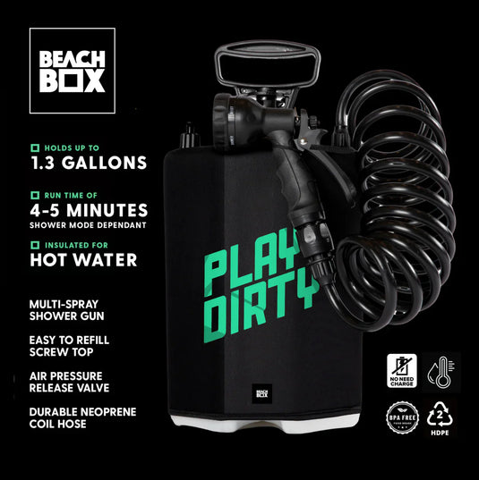 Shower Tank - Play Dirty - Black