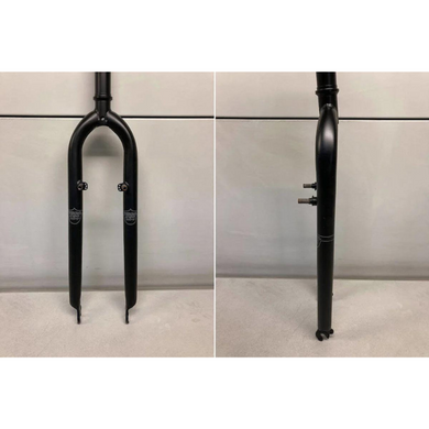 Kona Spares - Forks - FORK09SM - P2 Forks Black V -Brake Steel 700c