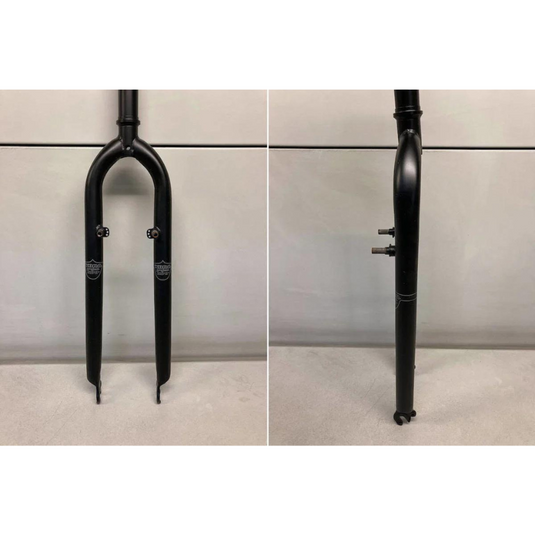 Kona Spares - Forks - FORK09SM - P2 Forks Black V -Brake Steel 700c