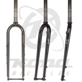 Kona Spares - Forks - CMPFKP229FDETA - Kona Road Touring fork - A/C: 430mm - offset: 45mm - Flat Mount Brake